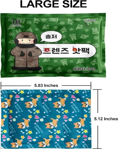 Miniatura 9 de Inlife, Calentadores de manos y cuerpo hechos en Corea, 30 paquetes, 100% hechos en Corea, súper cálidos y de larga duración hasta 18 horas