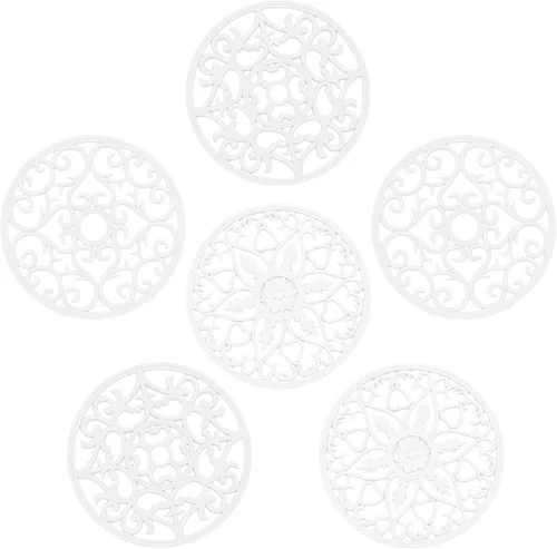 Miniatura 8 de Salvamanteles para platos calientes, salvamanteles de silicona para cocina, salvamanteles de silicona para ollas y sartenes calientes, soporte