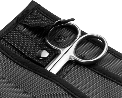 Miniatura 3 de Beautyflier Bolsa organizadora de nailon con 4 bolsillos, bolsa organizadora para accesorios, estuche de herramientas y kit de atención médica