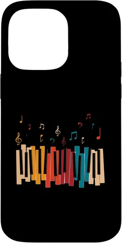 Miniatura 21 de iPhone 11 Pro Notas de Música Teclado Colorido Piano Case
