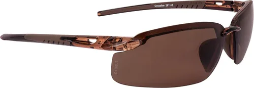 Miniatura 17 de Crossfire ES5 Gafas de Seguridad Premium, Marco Ultraligero y Pieza Nasal Ajustable Lente de espejo marrón
