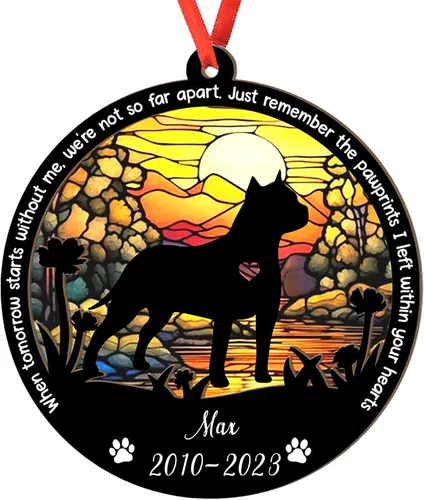Miniatura 98 de Adorno personalizado para atrapasoles de sabueso afgano, adorno de Navidad de sabueso afgano – Regalo para perro amante, sabueso afgano