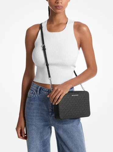 Miniatura 7 de MICHAEL Michael Kors Jet Set - Juego de cruz de piel Saffiano grande