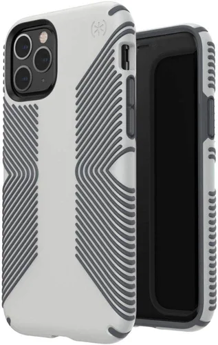 Miniatura 7 de Speck Productos Presidio2 Grip - Funda compatible con iPhone 11 Pro, gris grafito/gris catedral/negro/rojo sangre