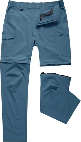 Miniatura 29 de Pantalones de senderismo para hombre, convertibles, con cremallera, ligeros, impermeables, de secado rápido, pesca al aire libre, viajes, safari
