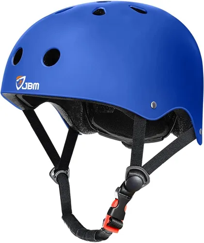 Miniatura 12 de Casco para Monopatín JBM - Casco Ligero, Ajustable y Ventilado para Patinete, Patines, Patinaje en Línea