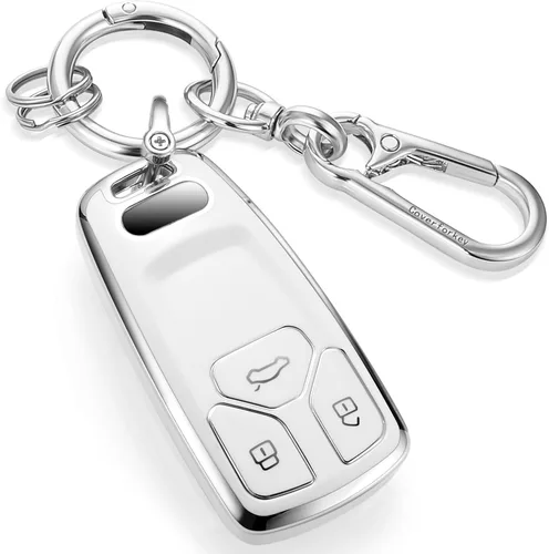 Miniatura 60 de Funda para llavero GMC con llavero de cuerda trenzada de metal antipérdida, exquisita funda suave para Tahoe Acadia Terrain Yukon Yukon XL Silverado
