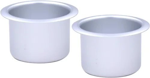 Miniatura 4 de mollensiuer 2 piezas de soporte para tazas de metal para sofá reclinable, inserto de reemplazo para portavasos, portalatas para sofá, barco, Dorado