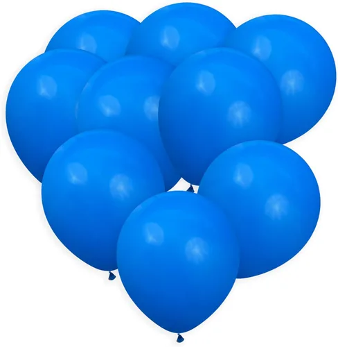 Miniatura 14 de Paquete de 50 globos de color azul claro, globos de látex azul bebé de 12 pulgadas, paquete de globos para cumpleaños, bodas, baby showers