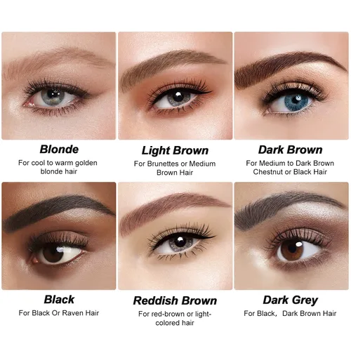 Miniatura 7 de iMethod - Bolígrafo para tatuaje de cejas con técnica actualizada de microblading, maquillaje de cejas de larga duración, resistente al agua y a