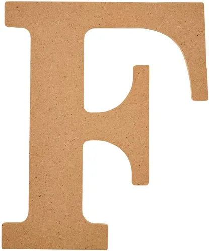 Miniatura 30 de Plaid Letra de madera sin terminar, superficie de madera de 5" perfecta para proyectos de bricolaje, artes y manualidades, 63572