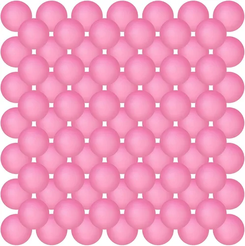 Miniatura 24 de Hanaive 100 unidades pelotas de tenis de mesa multicolor de 40 mm, pelotas de plástico a granel lavables, juego pequeño para juegos de piscina