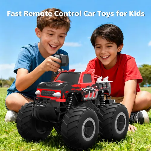 Miniatura 7 de HOMETALL Auto de Control Remoto Anfibio Monster Truck Toys – Camiones RC Todo Terreno 1:16 Autos RC de Alta Velocidad con Cuerpo Resistente a
