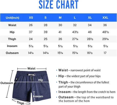 Miniatura 6 de maamgic Pantalones cortos de entrenamiento para hombre de 5 pulgadas, suaves, elásticos, para correr, gimnasio, atléticos, con bolsillos