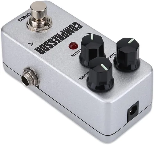 Miniatura 9 de Dilwe Pedal de efecto Mini compresor de guitarra Pedal de sostenedor para accesorios de guitarra eléctrica