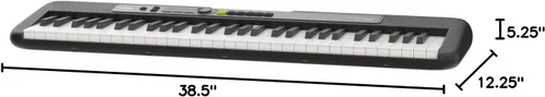 Miniatura 8 de Casio Casiotone LK-S250 - Teclado portátil iluminado de 61 teclas Respuesta táctil Sistema de iluminación de teclas, 400 tonos, modo de música
