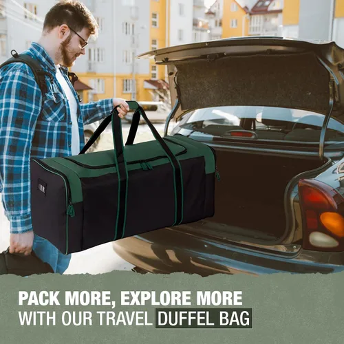 Miniatura 9 de Jetstream Bolsa de viaje resistente con múltiples bolsillos y duradera, para gimnasio, para viajes, talla única
