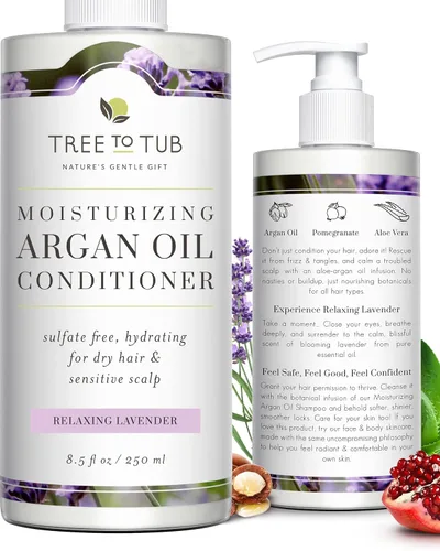 Miniatura 7 de Tree To Tub Acondicionador vegano de biotina y colágeno para cabello seco y dañado, acondicionador voluminizador sin sulfato para engrosamiento