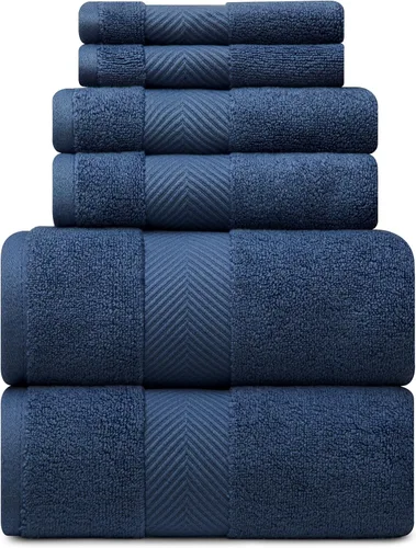 Miniatura 11 de Alusa Home - Toallas de baño ultra suaves y afelpadas de viscosa de bambú - 700 g/m² Paquete de 2 - Extra grande 70x35 pulgadas - Super absorbente