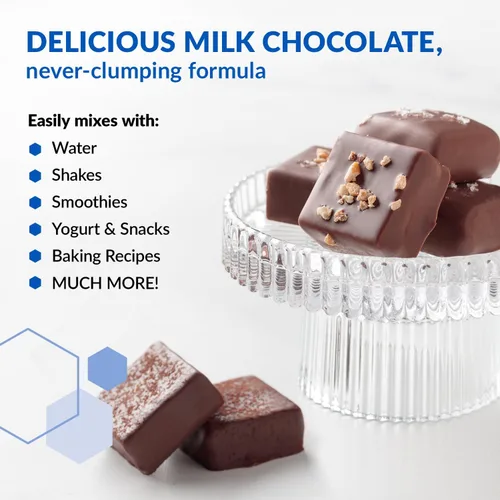 Miniatura 6 de BioTrust Proteína en polvo baja en carbohidratos, deliciosa mezcla de suero y caseína de vacas alimentadas con pasto, sin OMG, sin gluten (chocolate)