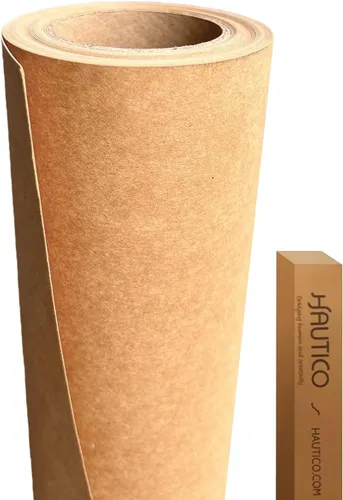 HAUTICO Papel marrón para hacer patrones, 15 yardas, papel de dibujo sostenible de peso medio de 0.85 onzas para coser, papel de bloque duradero