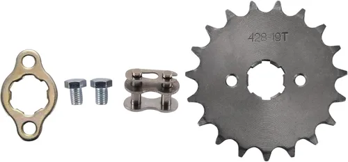Miniatura 13 de WOOSTAR Piñón delantero para motocicleta 428-11T 17mm para 50cc 70cc 90cc 110cc 125cc Dirt Pit Bike Mini Bike ATV 4 ruedas