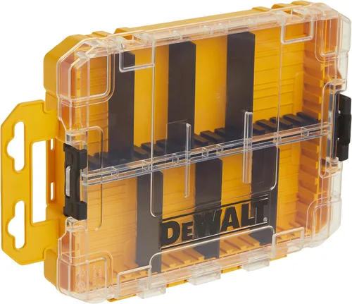 Miniatura 3 de DEWALT Caja de herramientas, organizador mediano de 8 compartimentos para piezas pequeñas, caja resistente portátil, organizador de tornillos, caja