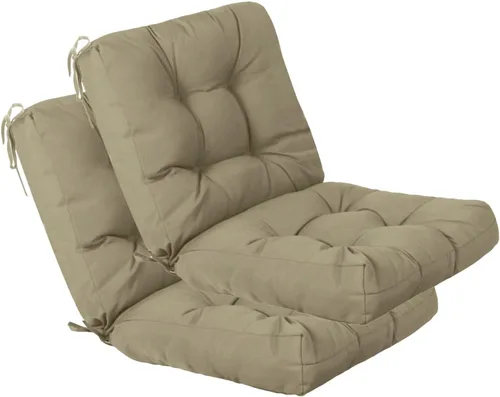 Miniatura 58 de QILLOWAY - Cojín o respaldo para asiento de exterior, cojín de repuesto, primavera/verano, Moderno, Beige