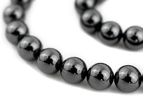 Miniatura 20 de The Bead Chest Cuentas de Jade Blanco Mate Redondas (8mm): Piedra Preciosa Orgánica Redonda Esférica de Energía con Poder de Sanación para Hacer