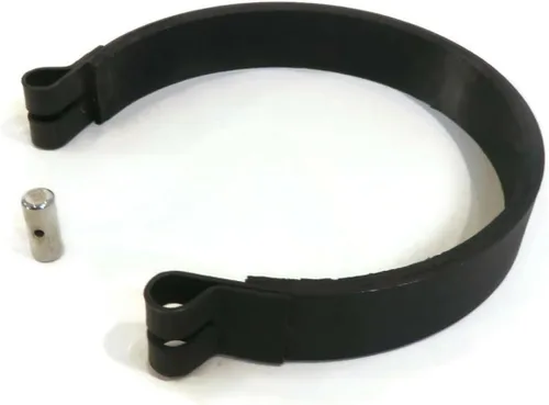 The ROP Shop | Banda de freno de 5 pulgadas con pasador de cable, altura de 7/8 pulgadas para Go Kart con tambor de freno de 4-3/4 pulgadas de