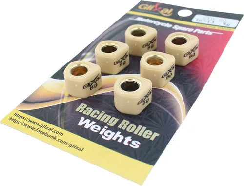 Miniatura 11 de Glixal 16x13mm Deslizadores de variador polígono de alto rendimiento, pesos de rodillo deslizantes de competición 139QMB GY6 50cc - 100cc