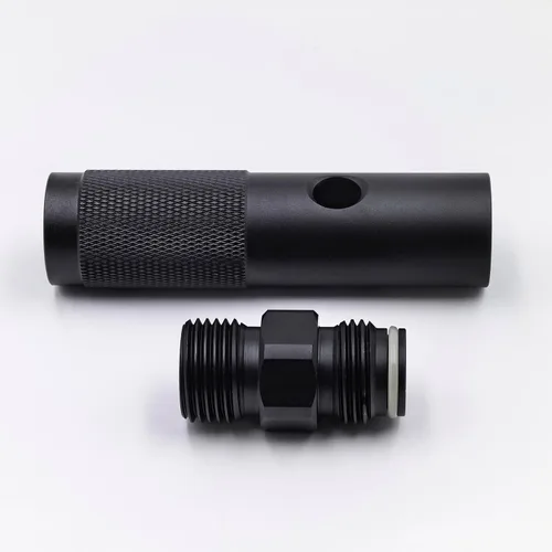 Miniatura 6 de Adaptador de carga rápida de cilindro pequeño cartucho de CO2 de 0.42 oz para agua de soda de Paintball PCP Airsoft