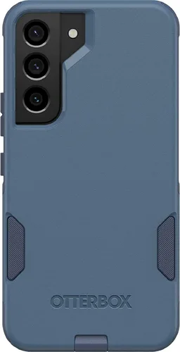 Miniatura 3 de OtterBox Commuter Series - Funda para Samsung Galaxy S22 (solamente), embalaje no minorista, Rock Skip Way (azul)