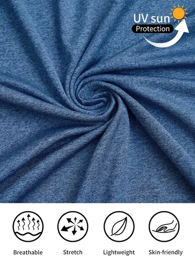 Miniatura 4 de Polo de golf para hombre, camisas tácticas de manga larga, de secado rápido, camiseta con cuello de senderismo
