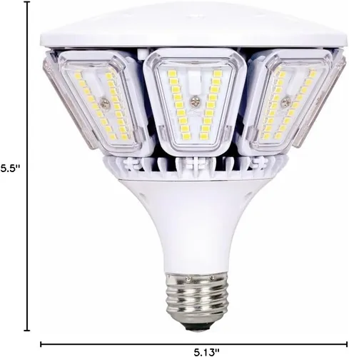 Miniatura 2 de Satco S9779 Hi-Pro - Lámpara LED para poste superior de 40 W, repuesto HID de 175 W, 3000 K, color blanco