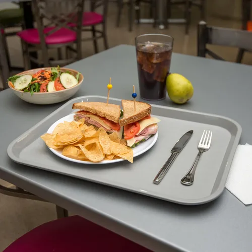 Miniatura 5 de Carlisle FoodService Products Bandeja de plástico para comida rápida, 14 x 18 pulgadas, gris (paquete de 2)