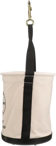 Miniatura 5 de Klein Tools 5109SLR Bolsa para herramientas de lona, bolsa de herramientas multiusos con fondo de plástico con orificios de drenaje, con capacidad