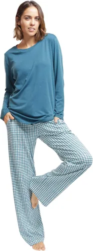 Miniatura 2 de jijamas Juego de pijama de algodón Pima increíblemente suave para mujer, la noche reparadora