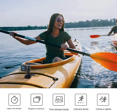 Miniatura 7 de AKASO Brave 7 LE 4K30FPS 20MP Cámara de acción WiFi con pantalla táctil EIS 2.0 Zoom control remoto cámara sumergible hasta 40 metros con 2
