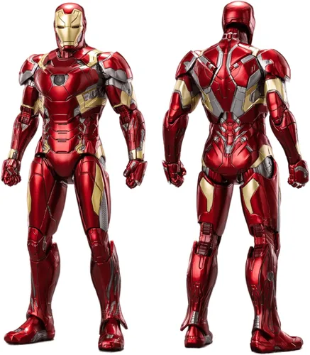 Miniatura 2 de LonullyMege MK46Ironman - Figuras de acción de 7 pulgadas, todas las articulaciones móviles, juguetes coleccionables, pintura metálica completa