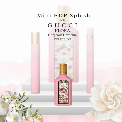 Miniatura 6 de Gucci Flora Gorgeous Gardenia Perfume para mujer EDP Mini Splash Top 0.16 fl oz