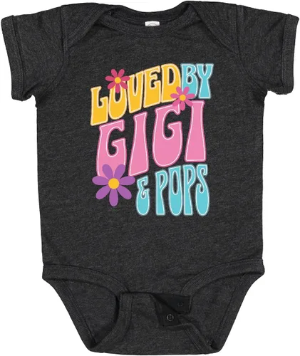Miniatura 18 de inktastic Gigi and Pops Love Me - Body de bebé para nieta