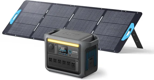 Miniatura 12 de Anker SOLIX C1000 Estación de energía portátil, generador solar de 1800 W (pico de 2400 W), carga completa en 58 minutos, batería LiFePO4 de 1056