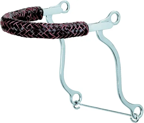 Miniatura 6 de Weaver LeatherTom Thumb Bit, 5" Roller Mouth, Stainless Steel