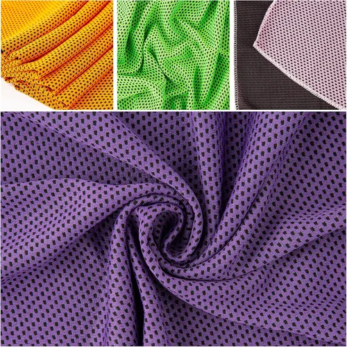 Miniatura 5 de Ponpon 10 toallas de enfriamiento para el cuello y la cara, toalla de enfriamiento de microfibra para gimnasio, viajes, yoga, campamento, correr