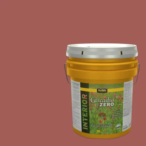 Miniatura 111 de Rodda Paint CASCADIA ZERO - Pintura plana e imprimación para interiores en uno, cuarto de galón, rosa Mullen