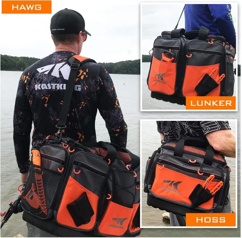 Miniatura 8 de KastKing Bolsas de equipo de pesca y aparejos - Bolsas de pesca resistentes al agua salada - Bolsas de almacenamiento de aparejos de pesca