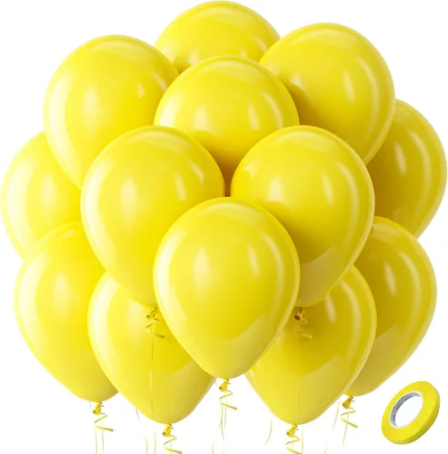 Miniatura 192 de Bezente - Globos de 12 pulgadas de látex con confeti para bodas, graduaciones, despedidas de soltera y cumpleaños, aptos para helio, dorado, 60