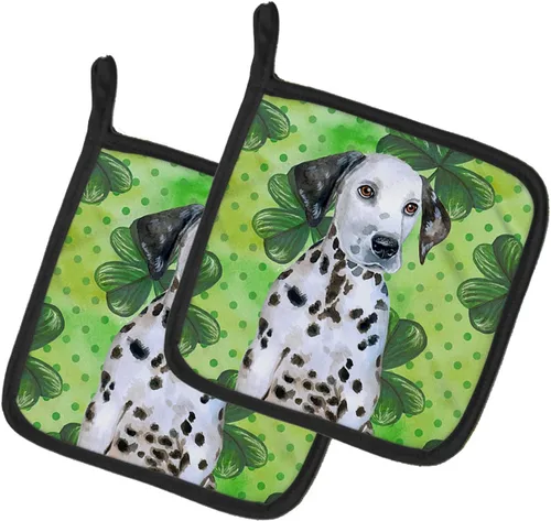 Miniatura 313 de Caroline's Treasures BB9655PTHD - Juego de soportes para ollas de cocina resistentes al calor, almohadillas calientes para horno, 7 1/2 x 7 1/2