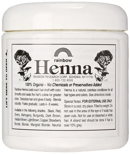 Miniatura 2 de Rainbow Research Tinte y acondicionador de cabello de henna, rubio caléndula persa/rubio dorado, 4 onzas Caléndula Rubio